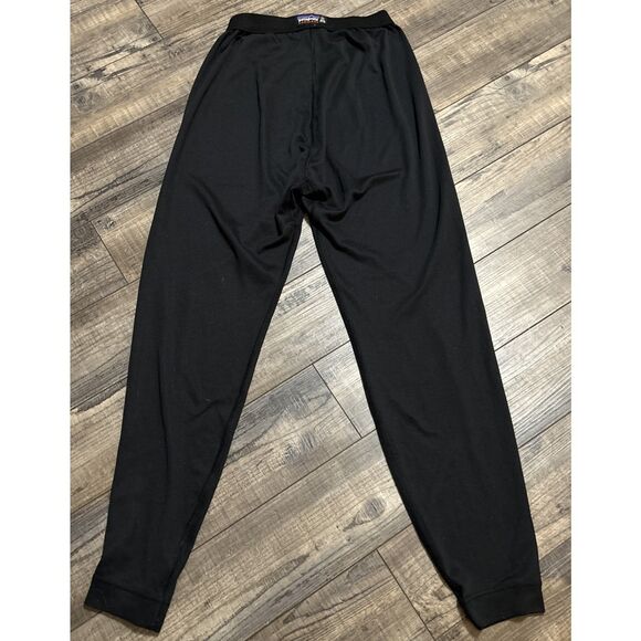 Vintage Patagonia Capilene Lightweight Baselayer Pants Mens Medium Black USA - Picture 1 of 8